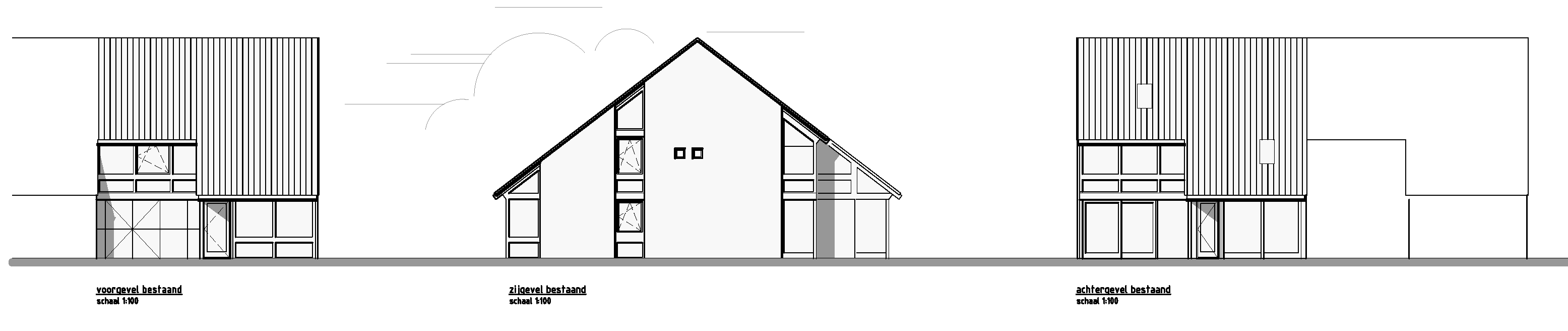 bestektekening woning te Tilburg